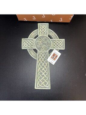 CELTIC WALL CROSS Josephs Studio by Roman Garden Collection Religious 16” Tall